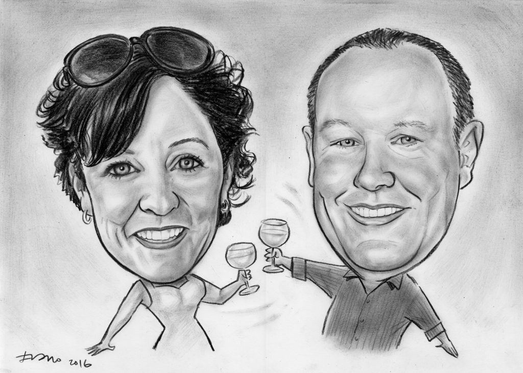 Couple Toasting wine